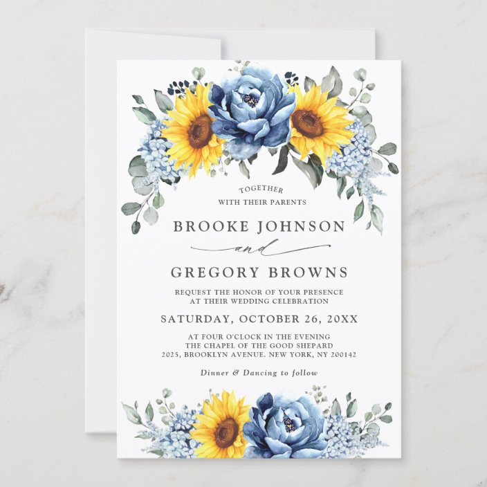 Botanical & Floral Wedding Invitations