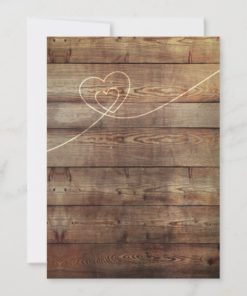 Sunflower and Roses Rustic Wood Lights Invitations - back